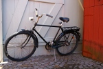 Fahrrad in Visby auf Gotland