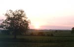 Sonnenuntergang ber dem Groen Moor